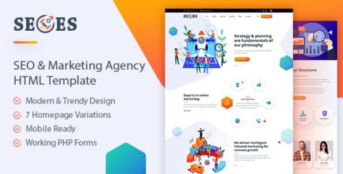 Seoes - Marketing Agency HTML Template