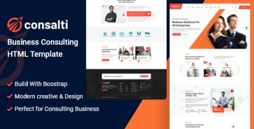 Consalti - Consultancy & Business HTML Template