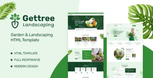 Gettree – Garden & Landscaping HTML Template