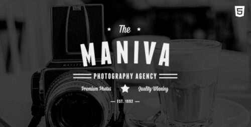 Photography Agency - Maniva HTML Template