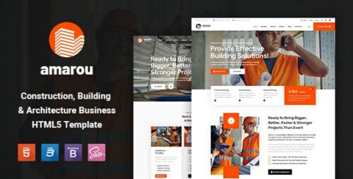 Amarou - Construction and Building HTML5 Template