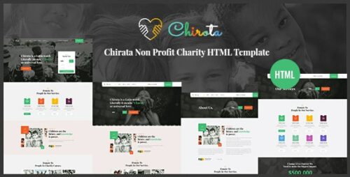 Chirota - Non Profit Charity HTML Template