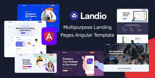 Landio - Multipurpose Landing Page Angular Template