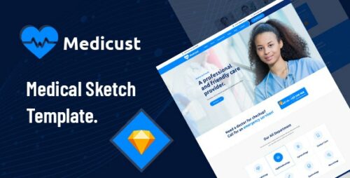 Medicust - Health and Medical Sketch Template