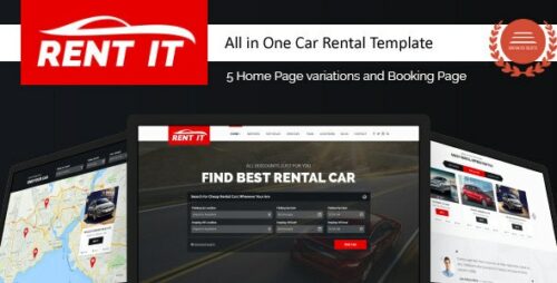 Rent It - Car Rental Template with RTL Support