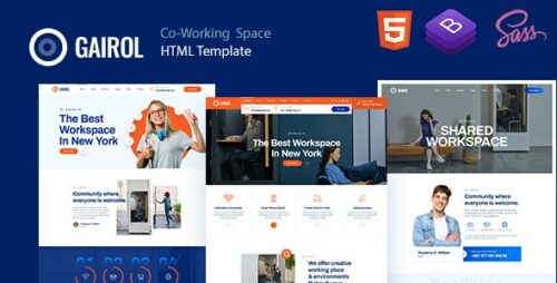 Gairol - Coworking Space HTML5 Template