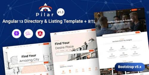 Pilar - Angular 13 Directory Listing Template