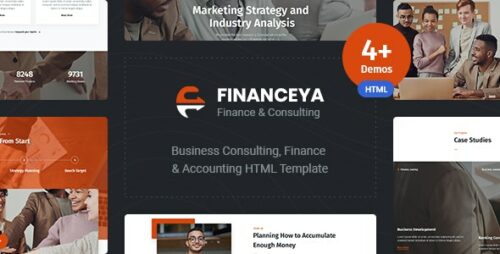 Financeya - Business, Consulting & Accounting HTML5 Responsive Template