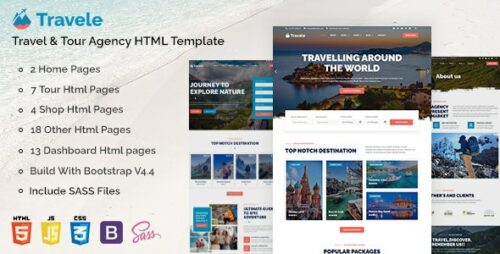 Travele – Travel & Tour Agency HTML Template