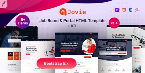 Jovie - Job Board & Portal HTML Template