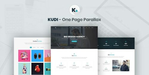 Kudi - One Page Parallax
