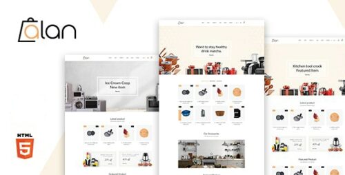 Alan - Kitchen Accessories Bootstrap 5 HTML Template