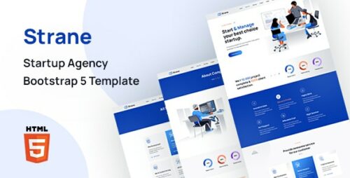 Strane - Startup Agency Bootstrap 5 Template