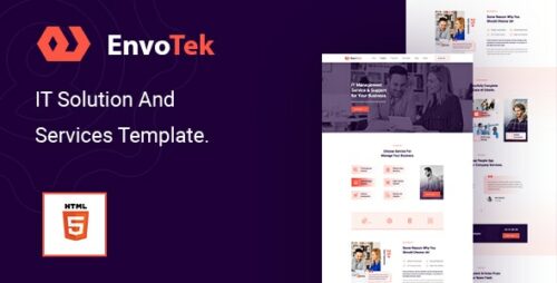 EnvoTek - IT Solution and Services HTML5 Template