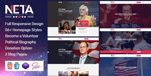 Neta - Election Campaign And Political Candidate HTML Template