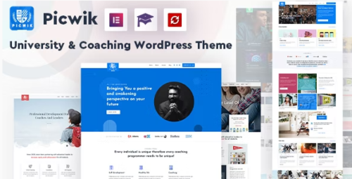 Picwik - University & Coaching WordPress Theme
