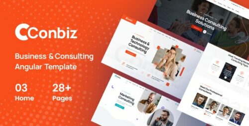 Conbiz - Consultancy & Business Angular Template