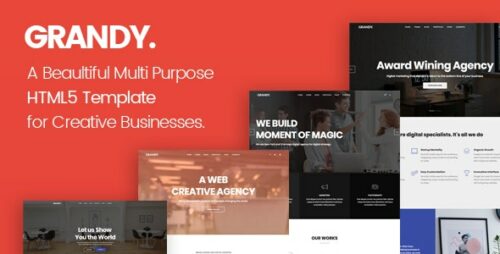 Grandy - Creative Multi Purpose Big HTML5 Template