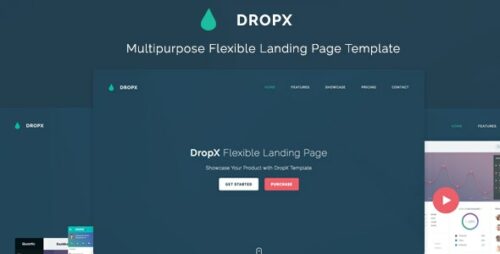 DropX - Multipurpose Flexible Landing Page Template