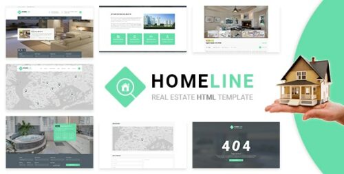 Homeline - Modern Unique Real Estate Template