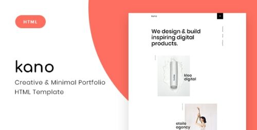 Kano - Creative & Minimal Portfolio HTML Template