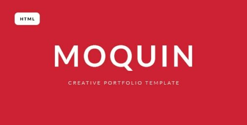 Moquin Creative Portfolio HTML Template