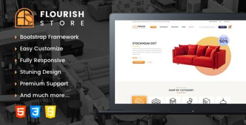 Flourish- eCommerce HTML5 Template