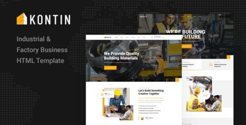 Kontin - Industrial & Factory Business HTML Template