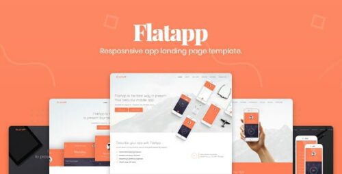 FlatApp - App Landing Page