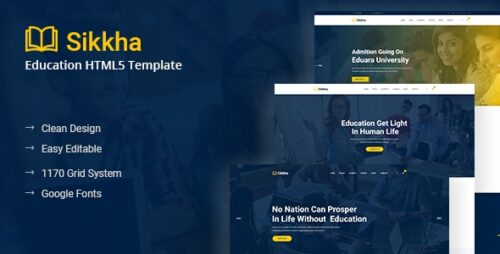 Sikkha - Education HTML Template