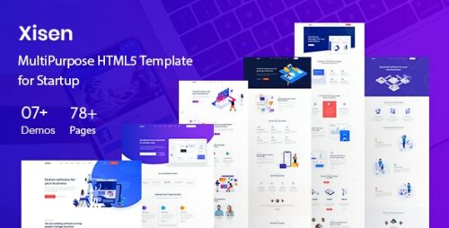 Xisen - Creative HTML5 Template for Saas, Startup & Agency