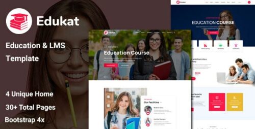 Edukat - Education and LMS Template