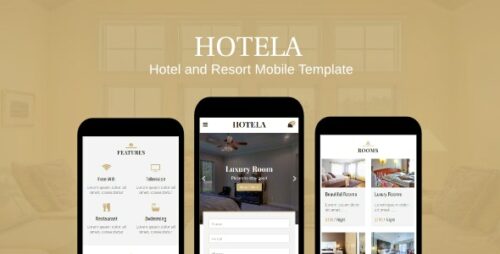 Hotela - Hotel and Resort Mobile Template