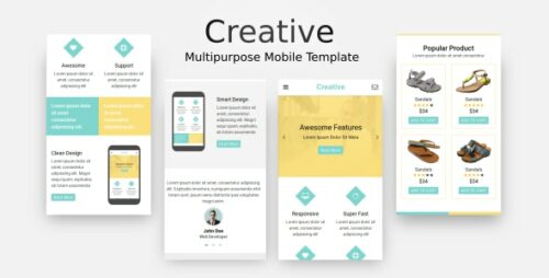 Creative - Multi-Purpose Mobile Template