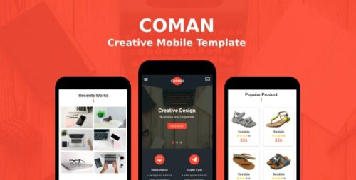 Coman - Creative Mobile Template