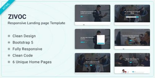 Zivoc - Bootstrap 5 Landing Page Template