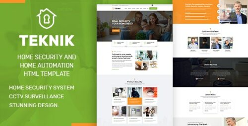Teknik - Security Services HTML Template