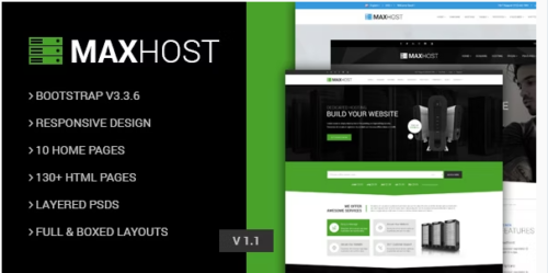 MaxHot - Professional Web Hosting Responsive HTML5 Template