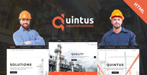 Quintus - Industry / Factory / Engineering HTML5 Template