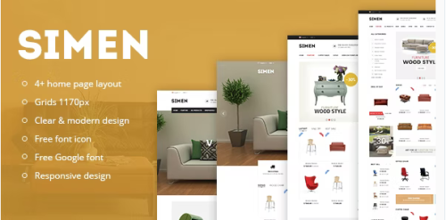 Simen - Responsive eCommerce Bootstrap Template