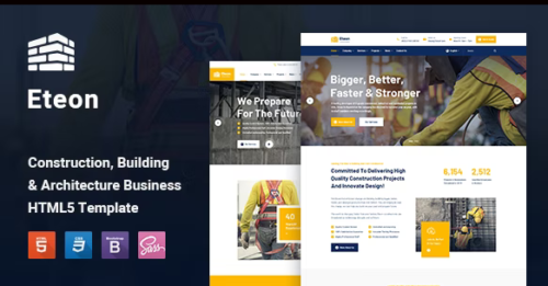 Eteon - Construction and Building HTML5 Template
