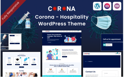 Corona - Hospitality WordPress Theme