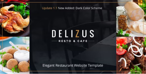 Restaurant Website Template - Delizus