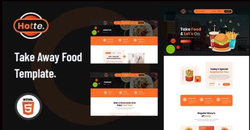 Hotte - Take Away Food HTML5 Template