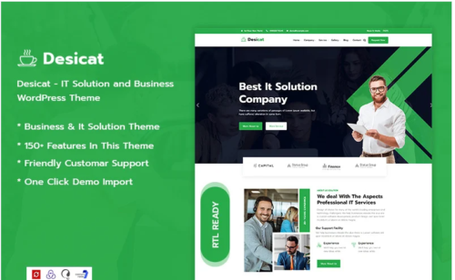 Desicat - IT Solution And Business Services WordPress Theme