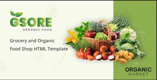 Gsore - Grocery and Organic Food Shop HTML Template
