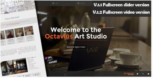 Octavius - Responsive One Page Template