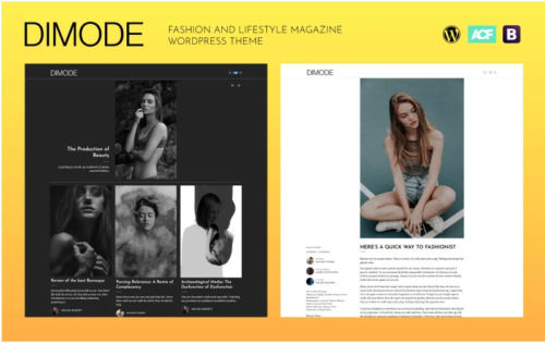 DIMODE - Fashion and Lifestyle Magazine WordPress Theme