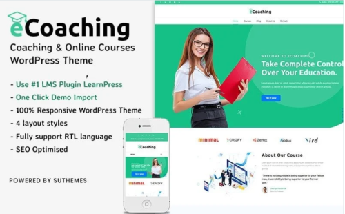 eCoaching - Coaching & Online Courses WordPress Theme