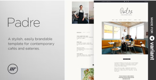 Padre - Cafe & Restaurant + Variant Page Builder